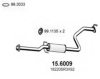 HONDA 18220SR3X92 Middle Silencer